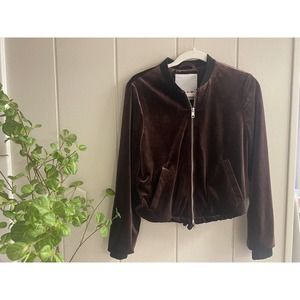NVLT Velvet Zipper Cardigan/ Jacket ( S )